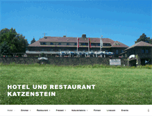 Tablet Screenshot of hotel-katzenstein.de